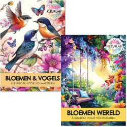 2 Kleurboeken vol Bloemenpracht | Bloemen Voordeelset