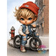Kleurboek Chibi Boys met kawaii karakters voor volwassenen en tieners uit de collectie van Kleurlab®