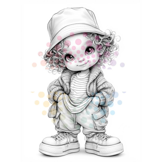 Kleurboek Chibi Boys met kawaii karakters voor volwassenen en tieners uit de collectie van Kleurlab®
