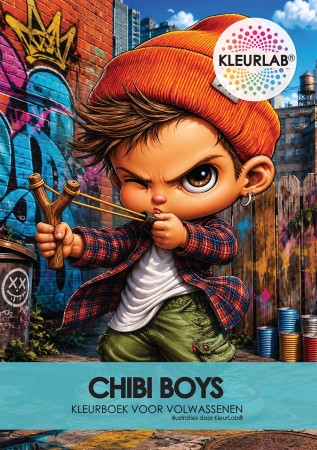 Chibi Boys Kleurboek - Nieuw bij KleurLab®
