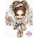 Kleurboek Chibi Girls met kawaii karakters voor volwassenen en tieners uit de collectie van Kleurlab®