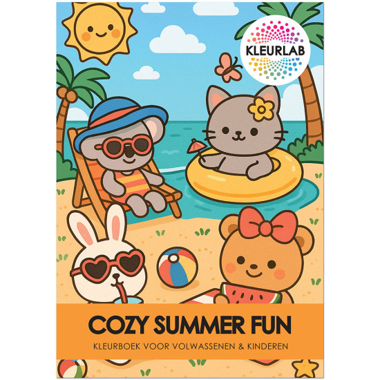 Cozy Summer Fun | Kleurboek voor Volwassenen Cozy Summer Fun | Kleurboek voor Volwassenen