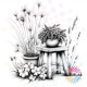 Kleurboek met bloemen en tuinteferelen voor volwassenen uit de collectie van Kleurlab®