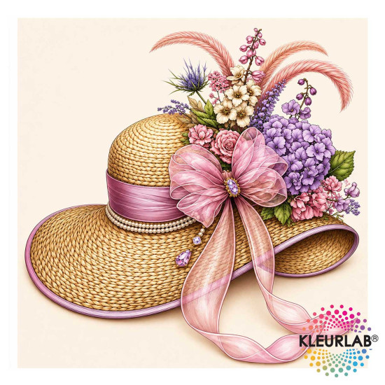 Bekijk het kleurboek Fleurige Hoeden vol flair en bloemen Kleurboek Fleurige Hoeden met bloemenhoeden en sierlijke details uit de collectie van Kleurlab®