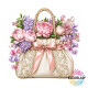 Bekijk het kleurboek Fleurige Tassen met stijlvolle details Kleurboek Fleurige Tassen met bloemen, bladeren en elegante tassen uit de collectie van Kleurlab®