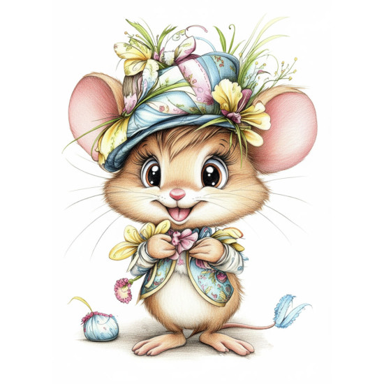 Bekijk het kleurboek Zoete Muisjes vol charme en dromerige rust Kleurboek Zoete Muisjes met schattige muizen en fantasievolle taferelen uit de collectie van Kleurlab® Muisjes kleurboek voor Volwassenen