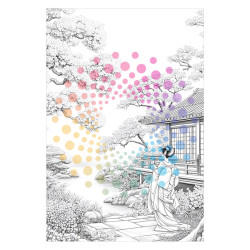 Japanse Tuinen | Kleurboek voor Volwassenen