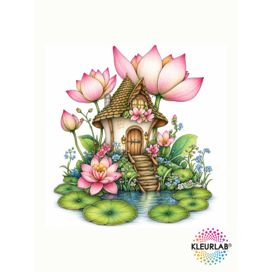 Bekijk het kleurboek Kleine Elfjes vol magie en rust Kleurboek Kleine Elfjes met schattige elfjes en sprookjesachtige details uit de collectie van Kleurlab®