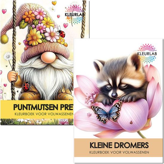 2 Kleurboeken vol Dromerige Fantasie | Vriendelijke Voordeelset 2 Kleurboeken vol Dromerige Fantasie | Vriendelijke Voordeelset