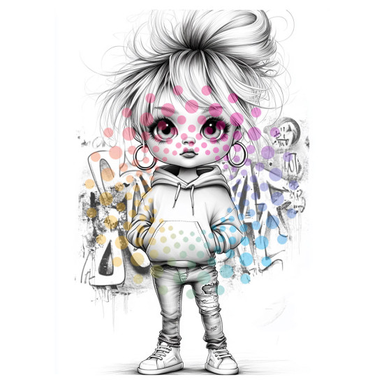 Bekijk het kleurboek Chibi Girls met kawaii flair Kleurboek Chibi Girls met kawaii karakters voor volwassenen en tieners uit de collectie van Kleurlab®