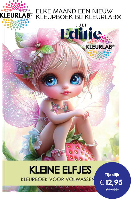 KleurLab® – Creatieve kleurboeken voor volwassenen | Kleine Elfjes