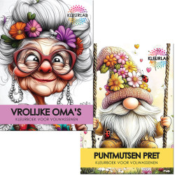 2 Kleurboeken vol Humor | Vrolijke Voordeelset