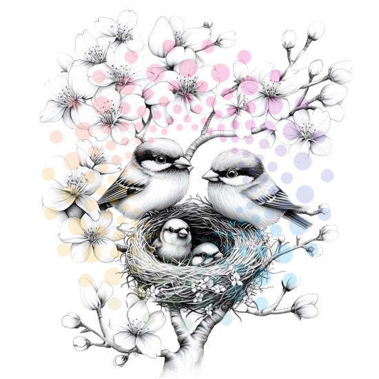 Kleurboek met bloemen en vogels voor volwassenen uit de collectie van Kleurlab®