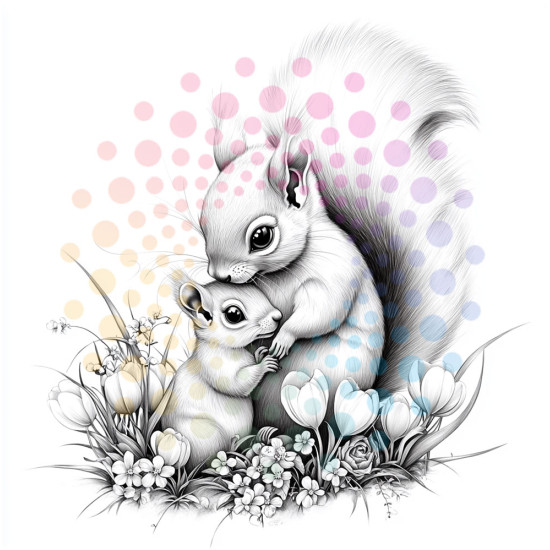 Kleurboek met bloemen en vogels voor volwassenen uit de collectie van Kleurlab®