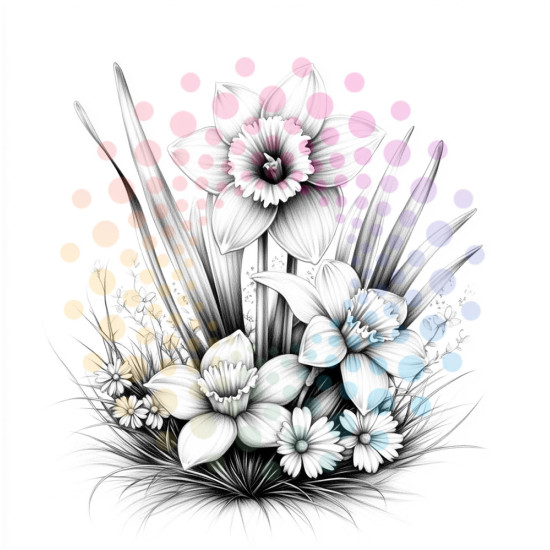 Kleurboek met bloemen en vogels voor volwassenen uit de collectie van Kleurlab®