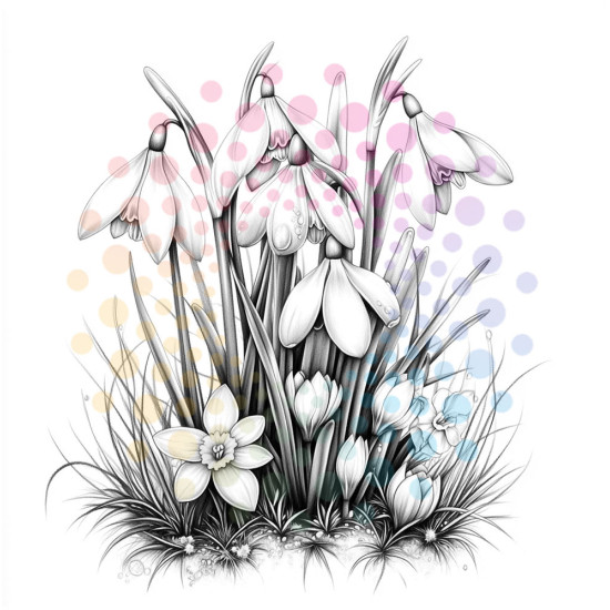 Kleurboek met bloemen en vogels voor volwassenen uit de collectie van Kleurlab®