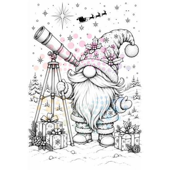 Puntmutsen Kerst Pret kleurboek – feestelijke kabouters voor Volwassenen
