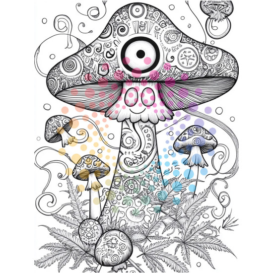 Psychedelic Madness | Kleurboek voor Volwassenen Psychedelic Madness | Kleurboek voor Volwassenen