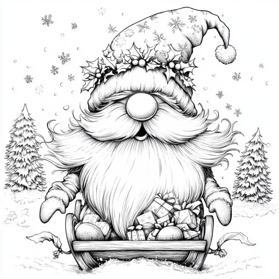 Kleurboek Puntmutsen Pret met kabouters en bloemenhoeden uit de collectie van Kleurlab®