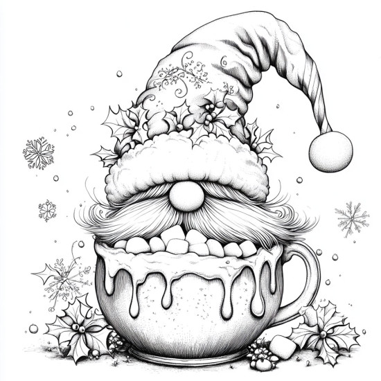 Kleurboek Puntmutsen Pret met kabouters en bloemenhoeden uit de collectie van Kleurlab®