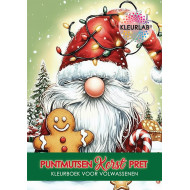 Puntmutsen Kerst Pret | Kleurboek voor Volwassenen ✦ PRE-ORDER ✦