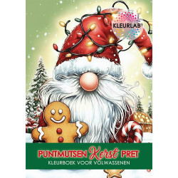 Puntmutsen Kerst Pret | Kleurboek voor Volwassenen ✦ PRE-ORDER ✦