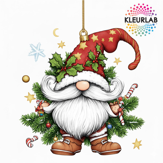 Limited edition kerstkleurboek – kabouterpret in winterse stijl Puntmutsen Kerst Pret kleurboek – feestelijke kabouters voor Volwassenen