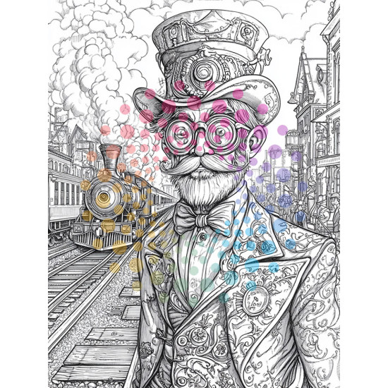 Steampunk City | Kleurboek voor Volwassenen & Tieners Steampunk City | Kleurboek voor Volwassenen & Tieners
