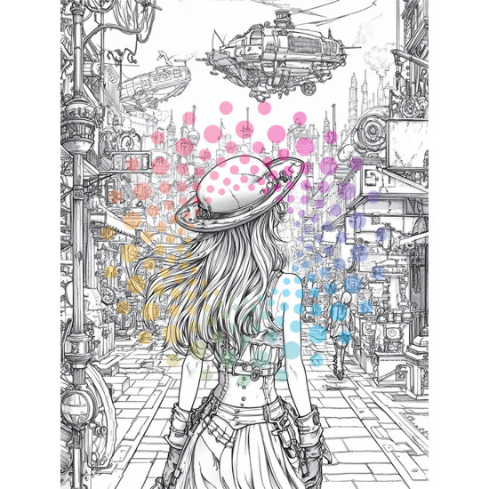 Steampunk City | Kleurboek voor Volwassenen & Tieners Steampunk City | Kleurboek voor Volwassenen & Tieners