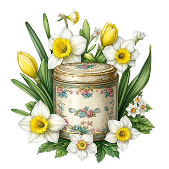 Kleurboek Theetijd vol Bloemen met klassieke theekopjes en florale illustraties uit de collectie van Kleurlab®