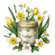 Kleurboek Theetijd vol Bloemen met klassieke theekopjes en florale illustraties uit de collectie van Kleurlab®
