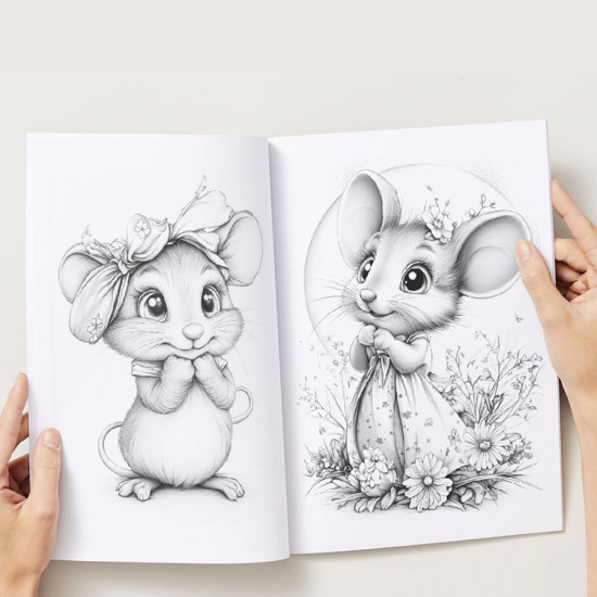 Zoete Muisjes kleurboek voor Volwassenen Zoete Muisjes kleurboek voor Volwassenen